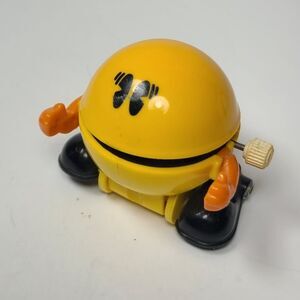 VTG Pac-Man Wind Up Toy Bally Tomy Midway 1980s Video Game Toys Working